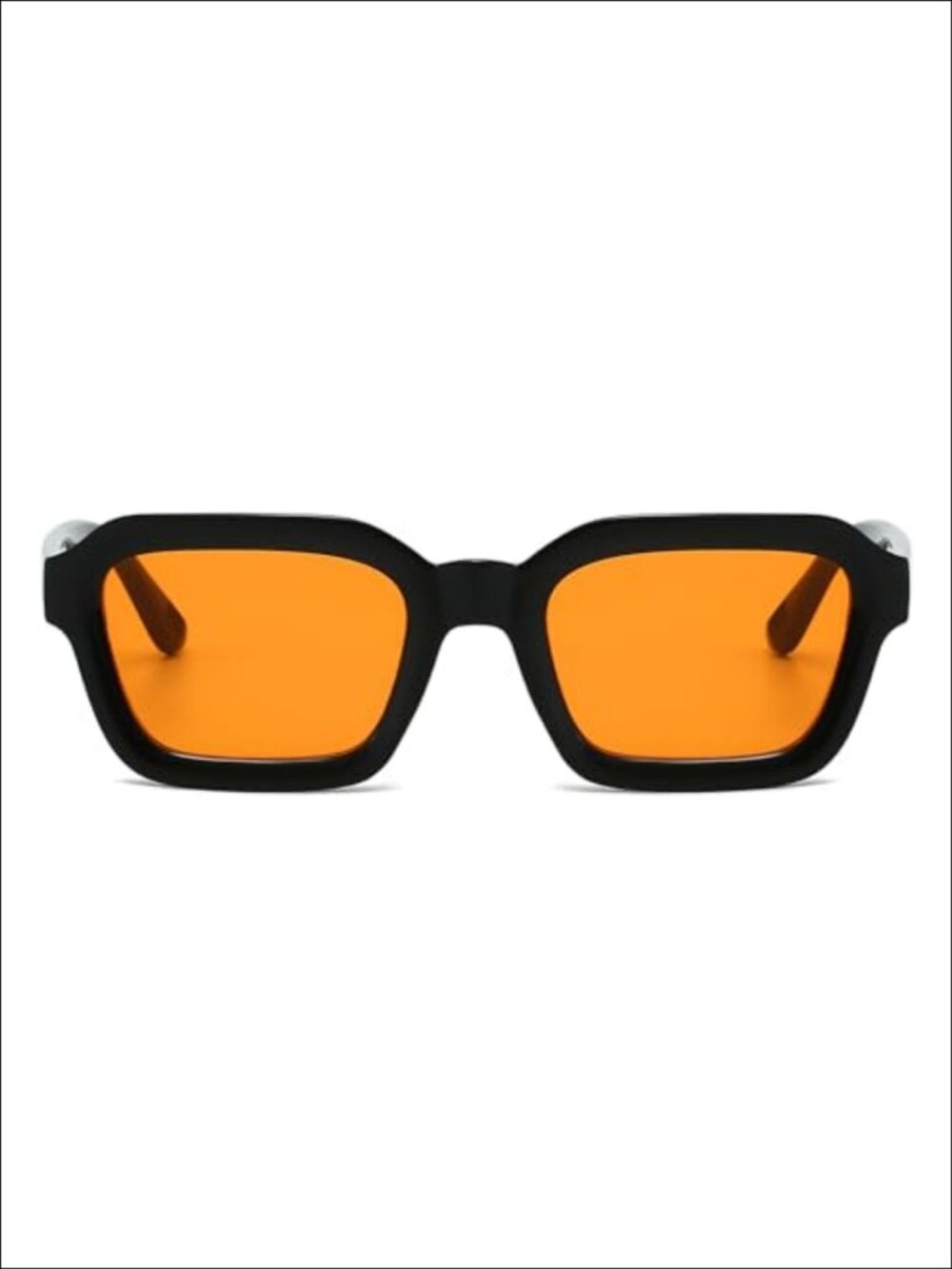 Retro Square Sunglasses UV400 Hexagon Tinted Small Face Unisex